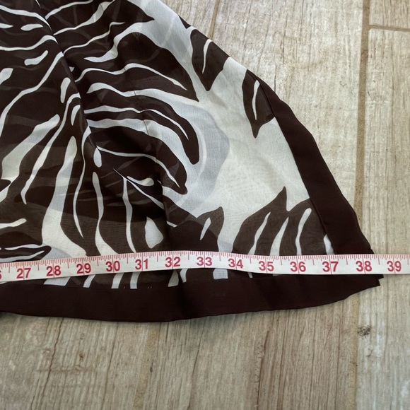 CZ Coverups striped palm Leaf Pattern Swimsuit Coverup - Picture 6 of 16